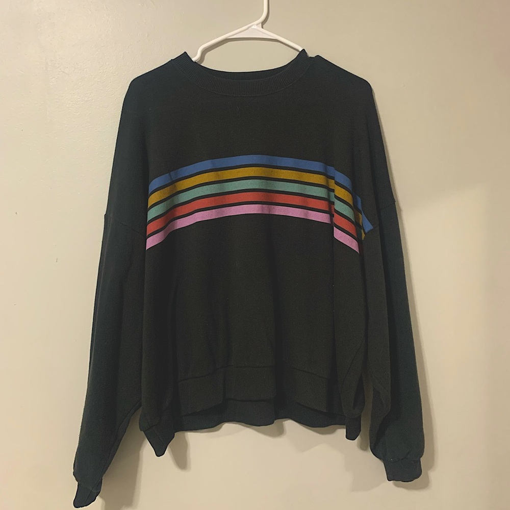 American Eagle Black Crewneck